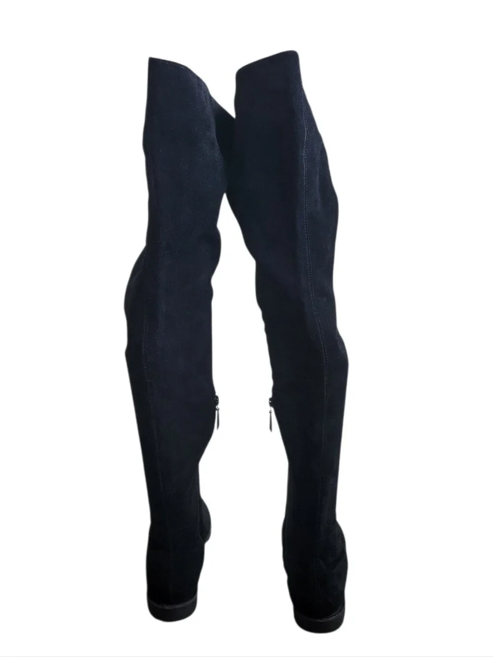 Diane‎ Von Furstenburg DVF Over The Knee Suede Boots Black